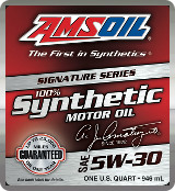 AMSOIL Sig 5W-30 synthetic motor oil