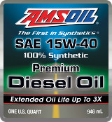AMSOIL Diesel 15w-40 synthetic motor oil